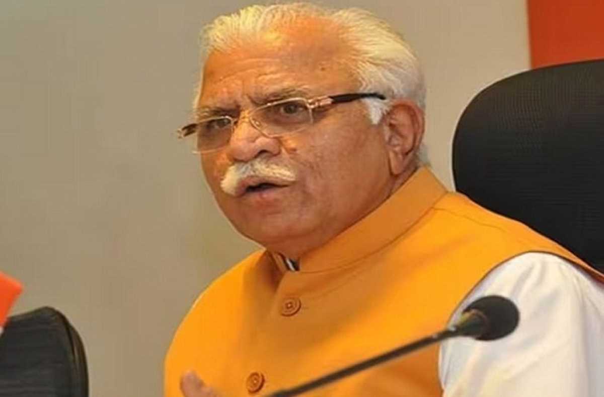 हरियाणा के मुख्यमंत्री मनोहर लाल खट्टर